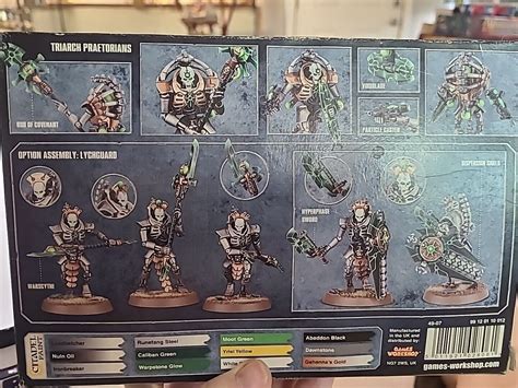 Games Workshop Warhammer 40k Necron Lychguard Triarch Praetorian Sprues