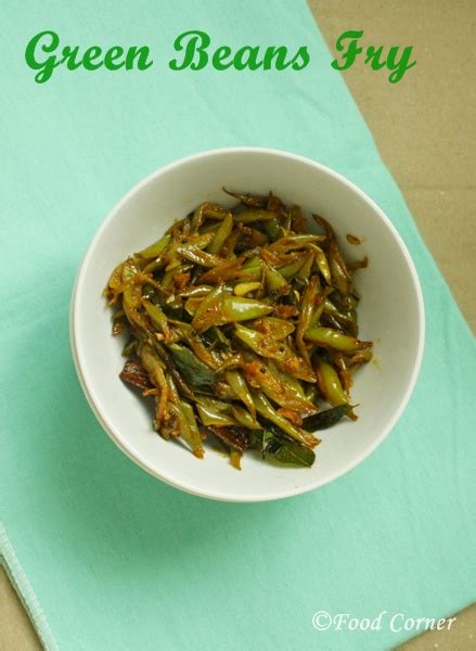 Sri Lankan Green Beans Fry Bonchi Thel Dala Food Corner