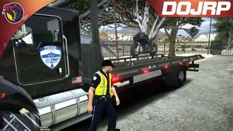 Gta Roleplay Dojrp On Patrol Ep Towing In The County Youtube