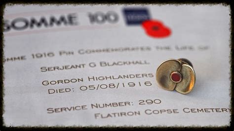 The Somme 1916 Poppy Lapel Pin Proud To Wear It The Bras Flickr