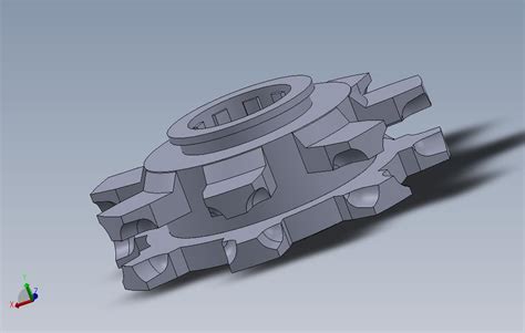 齿轮齿轮 Solidworks 2014 模型图纸免费下载 懒石网