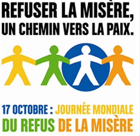 17 octobre 2017 Journée mondiale du refus de la misère Le Club