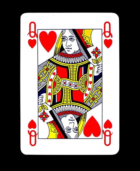 Queen Of Hearts Playing Card Clipart