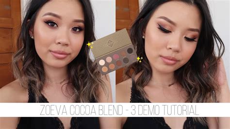 Zoeva Cocoa Blend • 3 Looks Review And Swatches Youtube