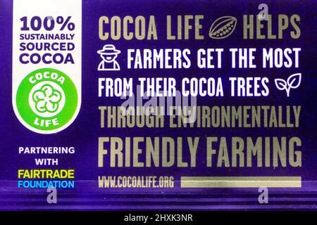 100 Sustainably Sourced Cocoa Cocoa Life Symbol CocoaLife On Packet