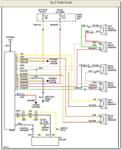 Isuzu Dmax Radio Wiring Diagram Isuzu Rodeo Radio Wiring