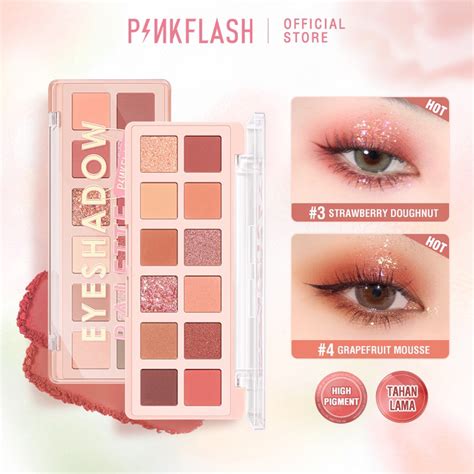 Jual Pinkflash Eyeshadow Palette Colors Shopee Indonesia