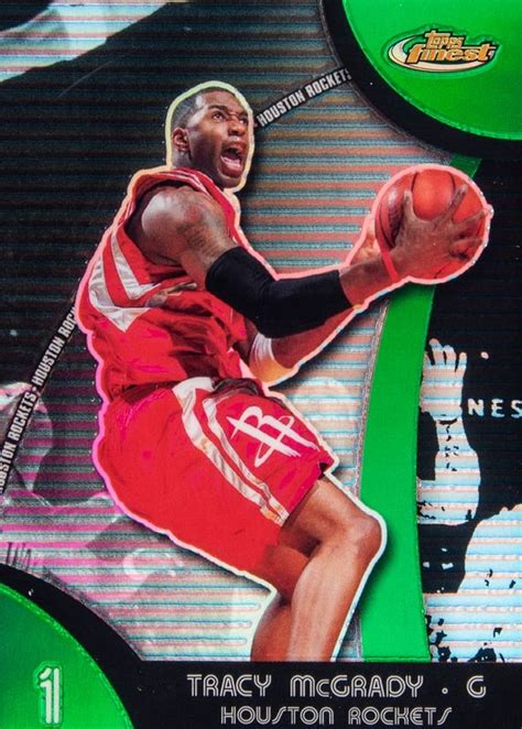 Tracy Mcgrady Topps Finest Green Refractor Psa Price