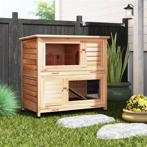 Archie Oscar Handler Weather Resistant Rabbit Hutch Reviews Wayfair