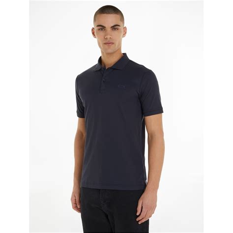 Calvin Klein Smooth Cotton Slim Polo Short Sleeve Polos Frasers