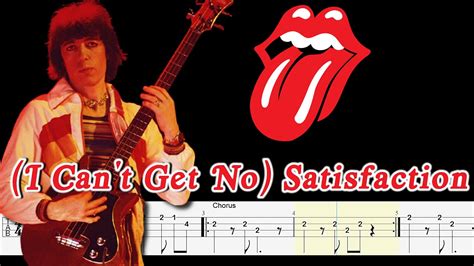 The Rolling Stones I Can T Get No Satisfaction Official Bass Tabs