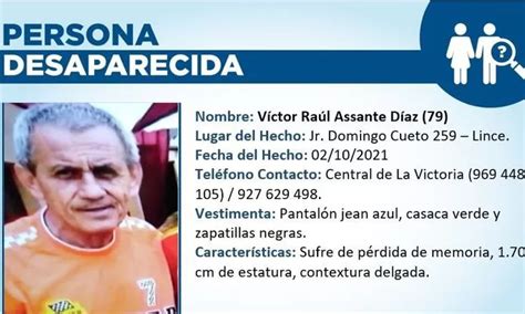 Ay Dalos A Volver Familia Busca A Hombre De A Os Que Sufre P Rdida