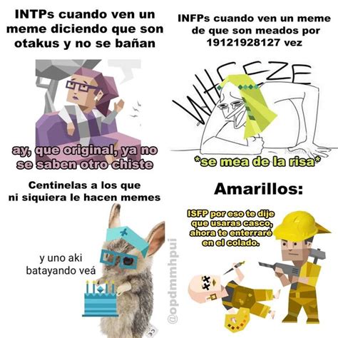 Pin De Nancy En Emociones Tipos De Personalidad Mbti Memes