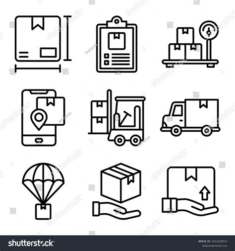 Delivery Logistics Icon Vector Stock Vector Royalty Free 2211678313