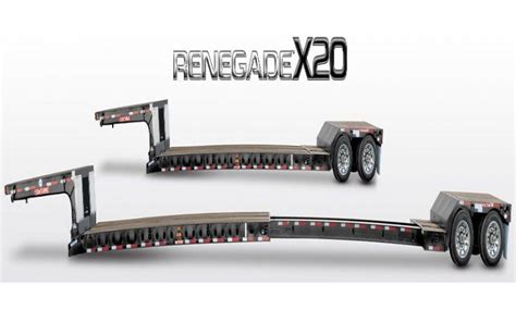 Fontaine Renegade X20 Extendable Deck Lowbed Trailers Kenworth Sales Co