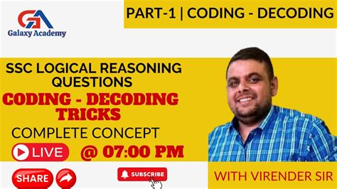 Coding Decoding Logical Reasoning Questions Tricks For Competitive