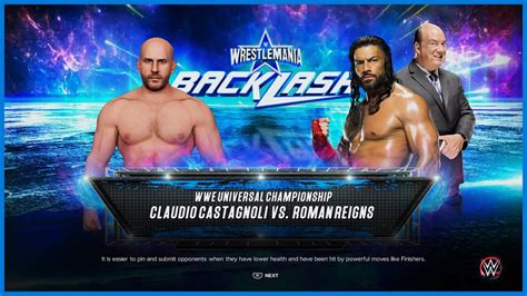 Cesaro Vs Roman Reigns C Wwe Universal Title Wrestlemania