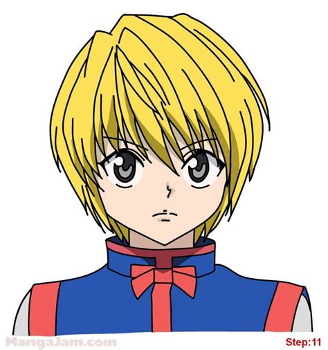 How To Draw Kurapika From Hunter X Hunter Anime