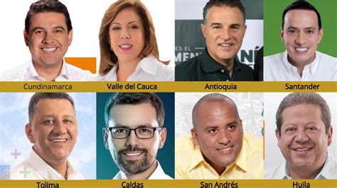 Estos Son Los Gobernadores Electos En Colombia Zona Cero