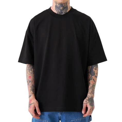 Camiseta Oversized Masculina Premium Algod O Gola Grossa X