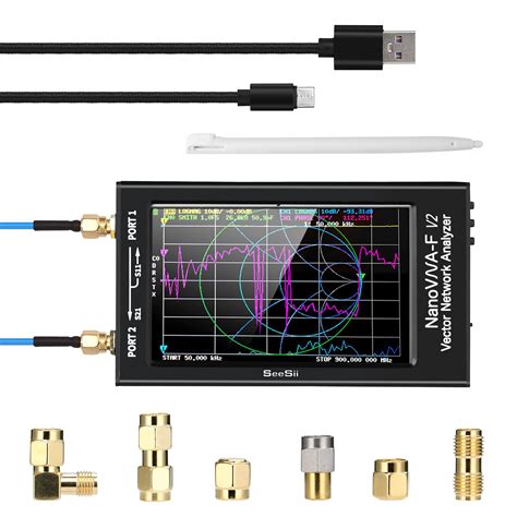 Buy Upgraded NanoVNA F V2 Vector Network Analyzer 50kHz 3000MHz HF VHF