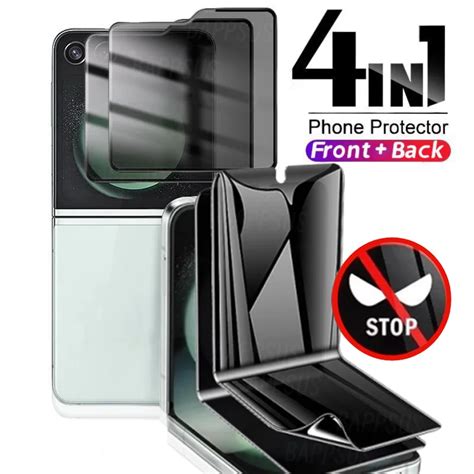 For Samsung Galaxy Z Flip 5 Anti Glare Peep Screen Protector Tempered