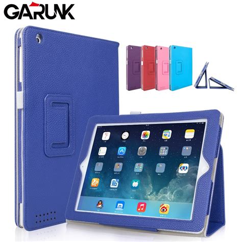 Case For Ipad 2 3 4 Garunk Yippee Color Matte Leather Folio Stand Smart Case Auto Wake Up Sleep