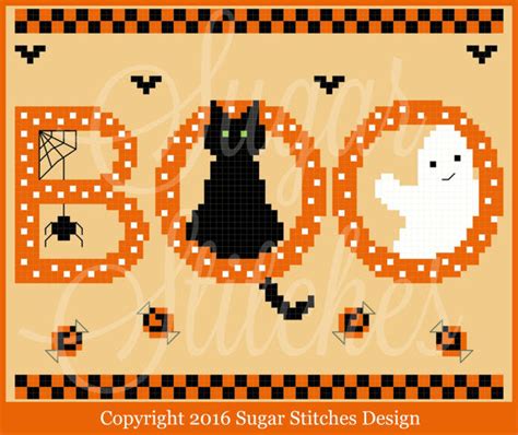 Sugar Stitches Designs Boo Down Sunshine Lane