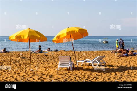 Ramla Bay Gozo Malta Stock Photo - Alamy