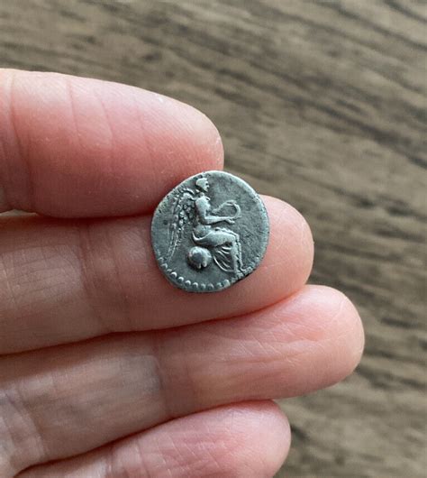 Roman Nero Ad Silver Hemidrachm Caesarea Cappadocia