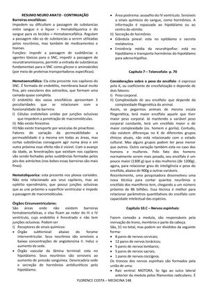 Resumo Completo Fundamentos De Neuroanatomia Ramon M Cosenza