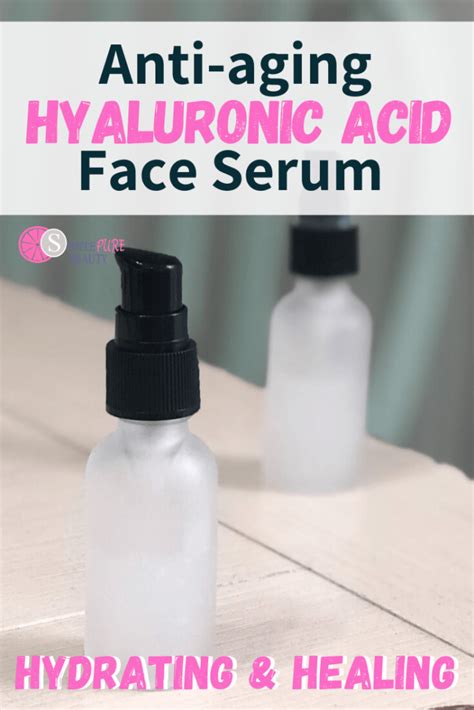 Diy Hyaluronic Acid Serum Recipe Simple Pure Beauty