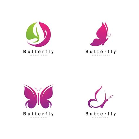 Premium Vector Butterfly Logo Template Vector Icon Design