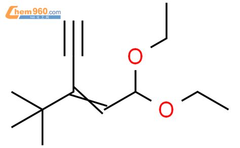 36716 13 93 Penten 1 Yne 3 11 Dimethylethyl 55 Diethoxy 化学式、结构式