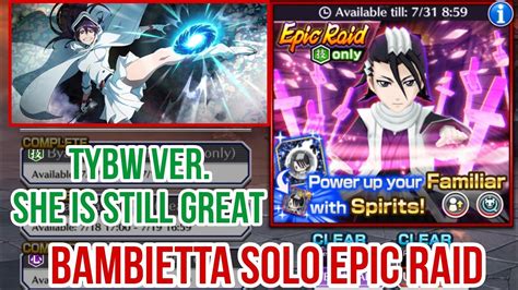 Bambietta Solo Ultimate Epic Raid But It S TYBW Ver Bleach Brave