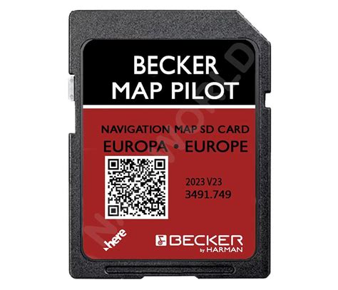 Jetzt erhältlich Mercedes Becker Map Pilot v23 2023 SD Karte