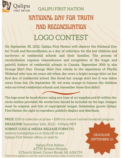 National Day for Truth and Reconciliation Logo Contest – Qalipu