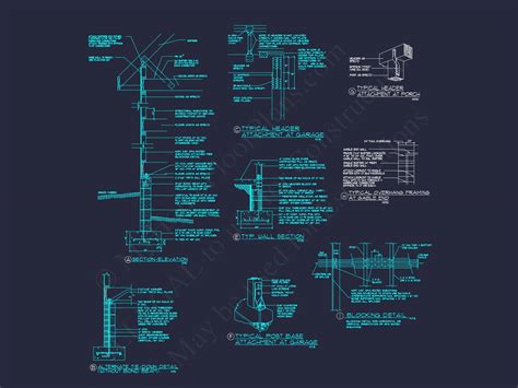 Elegant Colonial Revival house Plan with CAD Designs and Floor Plans