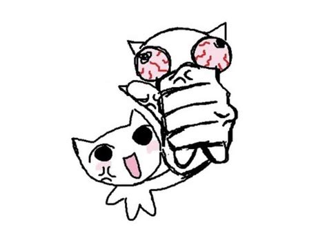 funny cat doodle goofy drawing