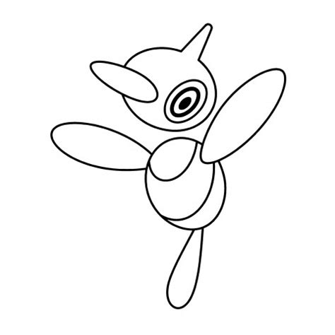 Coloring Page Pok Mon Porygon Z Pok Mon Beginning With P Free