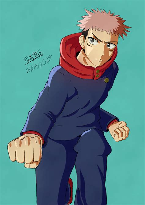 Fan Art Itadori Jujutsu Kaisen Ranimebrasil