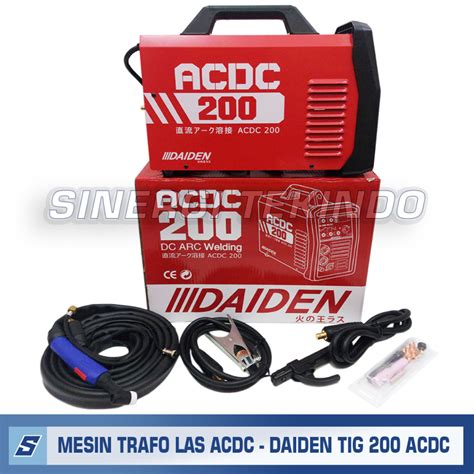 Jual Mesin Las Trafo Las Argon Tig Acdc Daiden Travo Acdc Tig 200 Ac