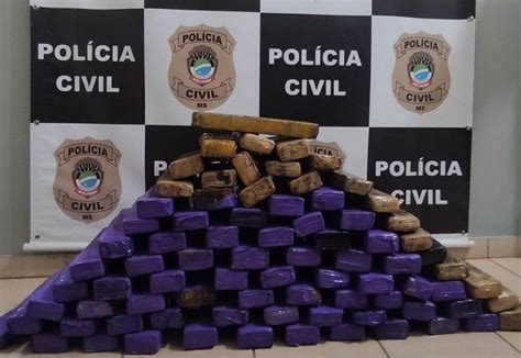 apoio de investigadores de Coxim Polícia Civil apreende mais de