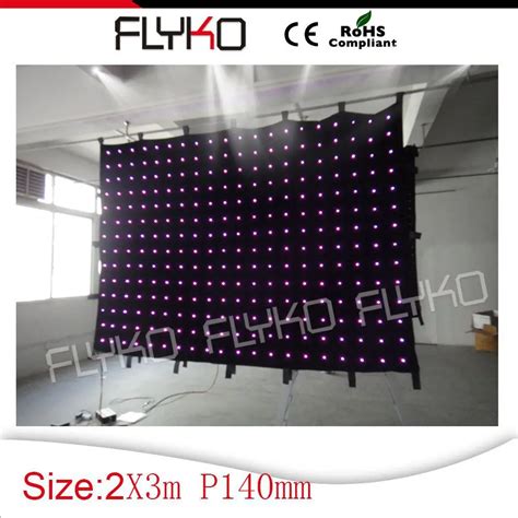 Event Stage Decorations Led Night Sky Projector Curtain In Stage