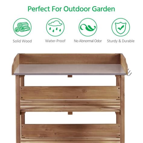 Yaheetech Wooden Horticulture Planting Worstation — Yaheetechshop