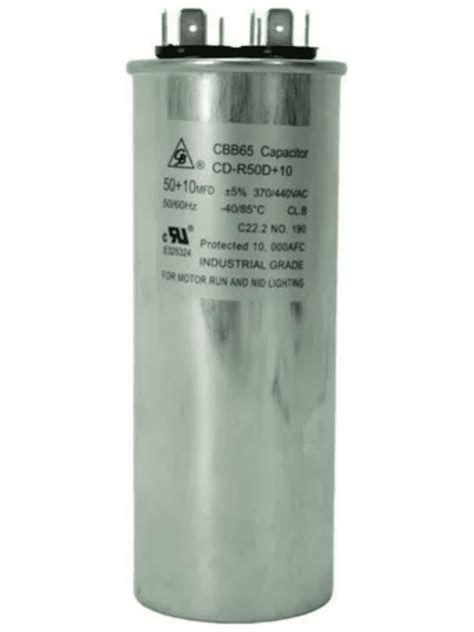 Capacitor Para Minisplit De Trabajo Mfd Vac Gb Cd R D