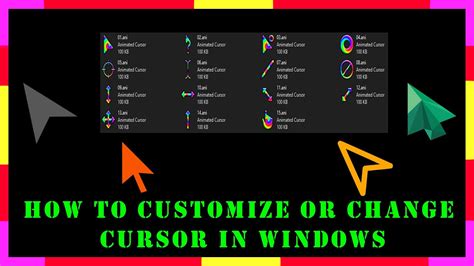 How To Change Your Cursor Windows Youtube Ecd