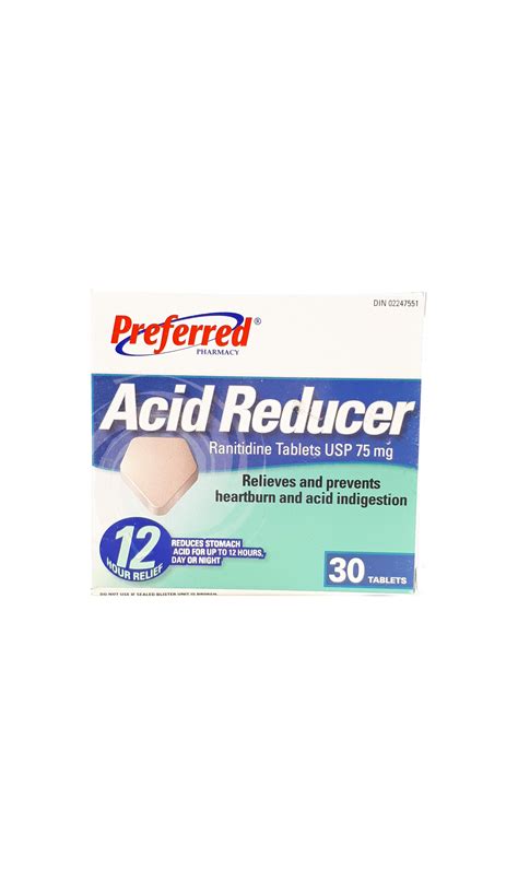 Acid Reducer Ranitidine 75 Mg 30 Tablets Green Valley Pharmacy