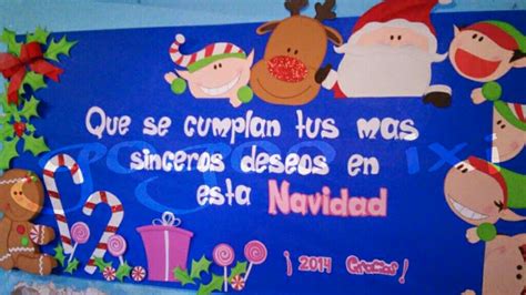 Mural Navideño Periodico Mural De Navidad Murales De Navidad