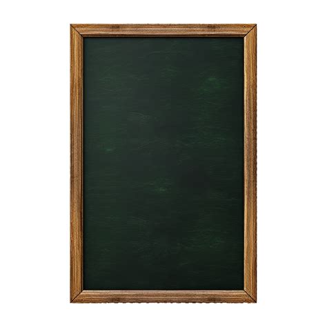 Ai Generated Chalk Board Green Board Isolated On Transparent Background